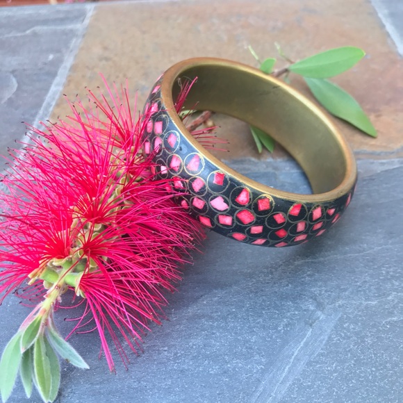 Cloisonné-Style Bracelet EUC! - Picture 4 of 5